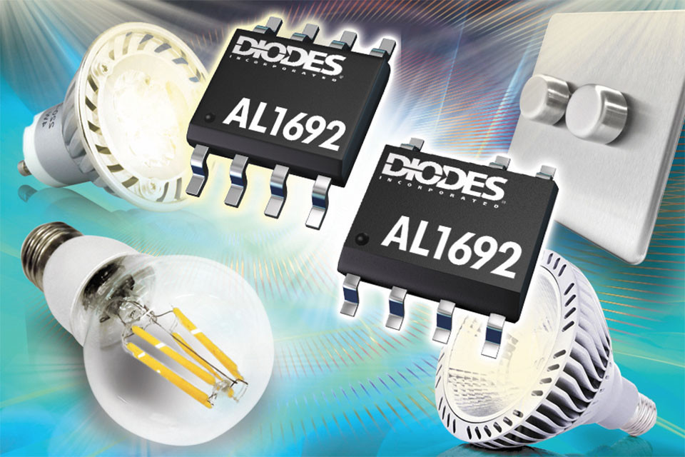 Diodes Introduces New TriacDimmable LED Controller/Driver Design